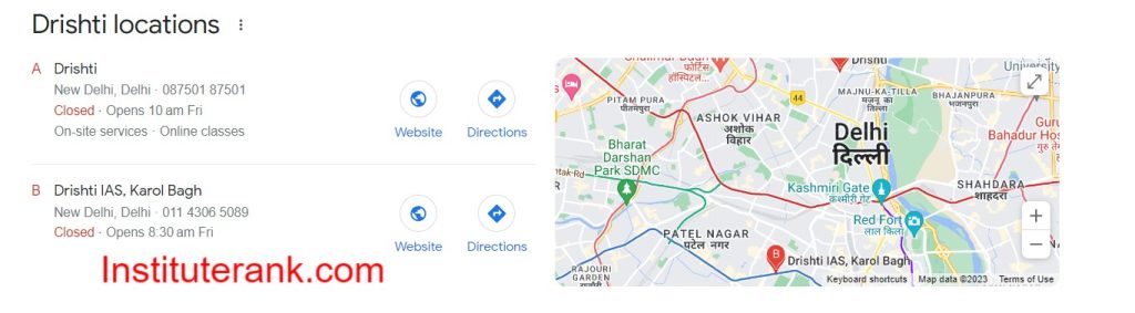 drishti ias coaching in delhi location address google route drishti ias coaching in delhi location address google route