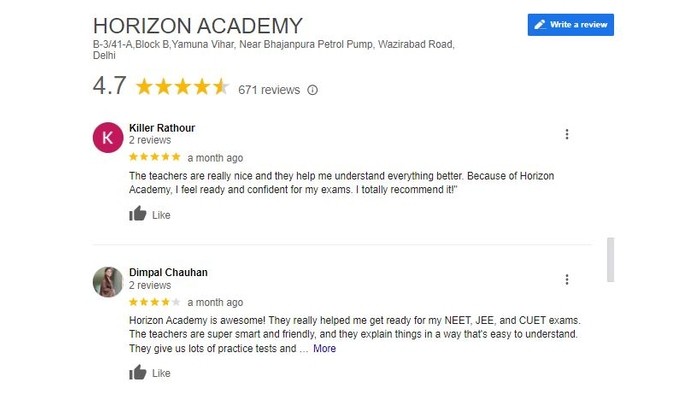 HORIZON ACADEMY REVIEW