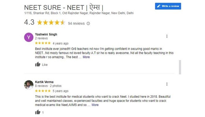 NEET SURE Review