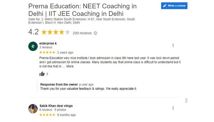 Prerna Education Review