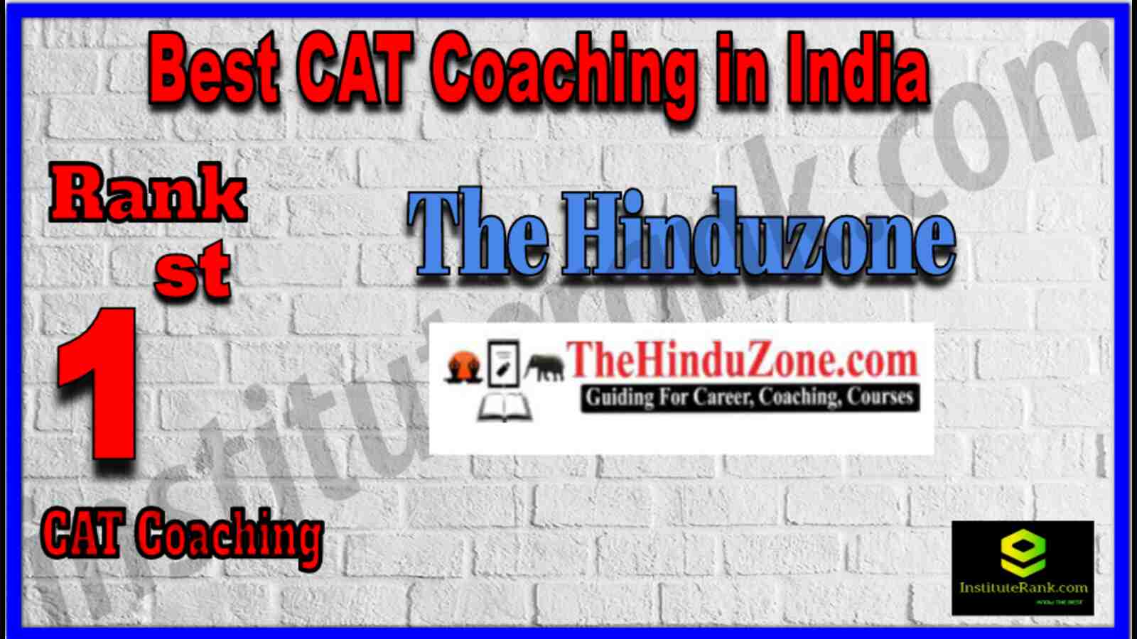 Rank 1 Best CAT Coaching in India