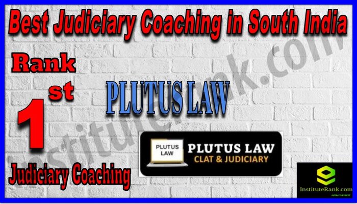 Rank 1. Plutus Law Best Judiciary Services Coaching in South India