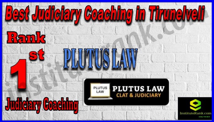 Rank 1. Plutus Law Best Judiciary Services Coaching in Tirunelveli