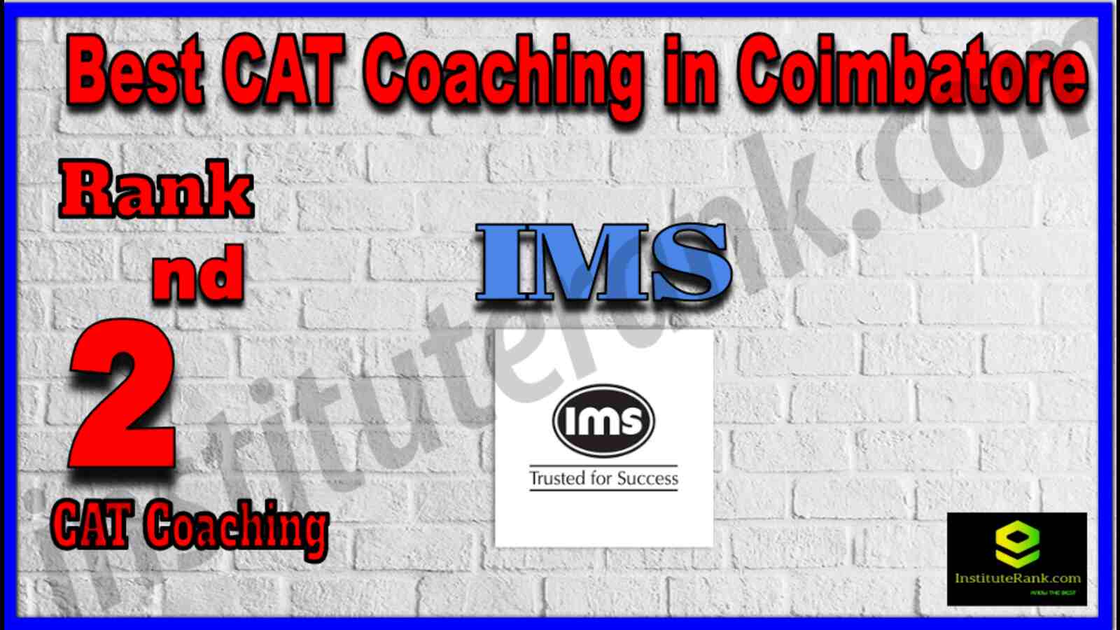 Rank 2 Best CAT Coaching in Coimbatore