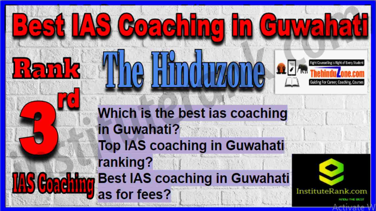 Rank 3 Best IAS Coaching in Guwahati