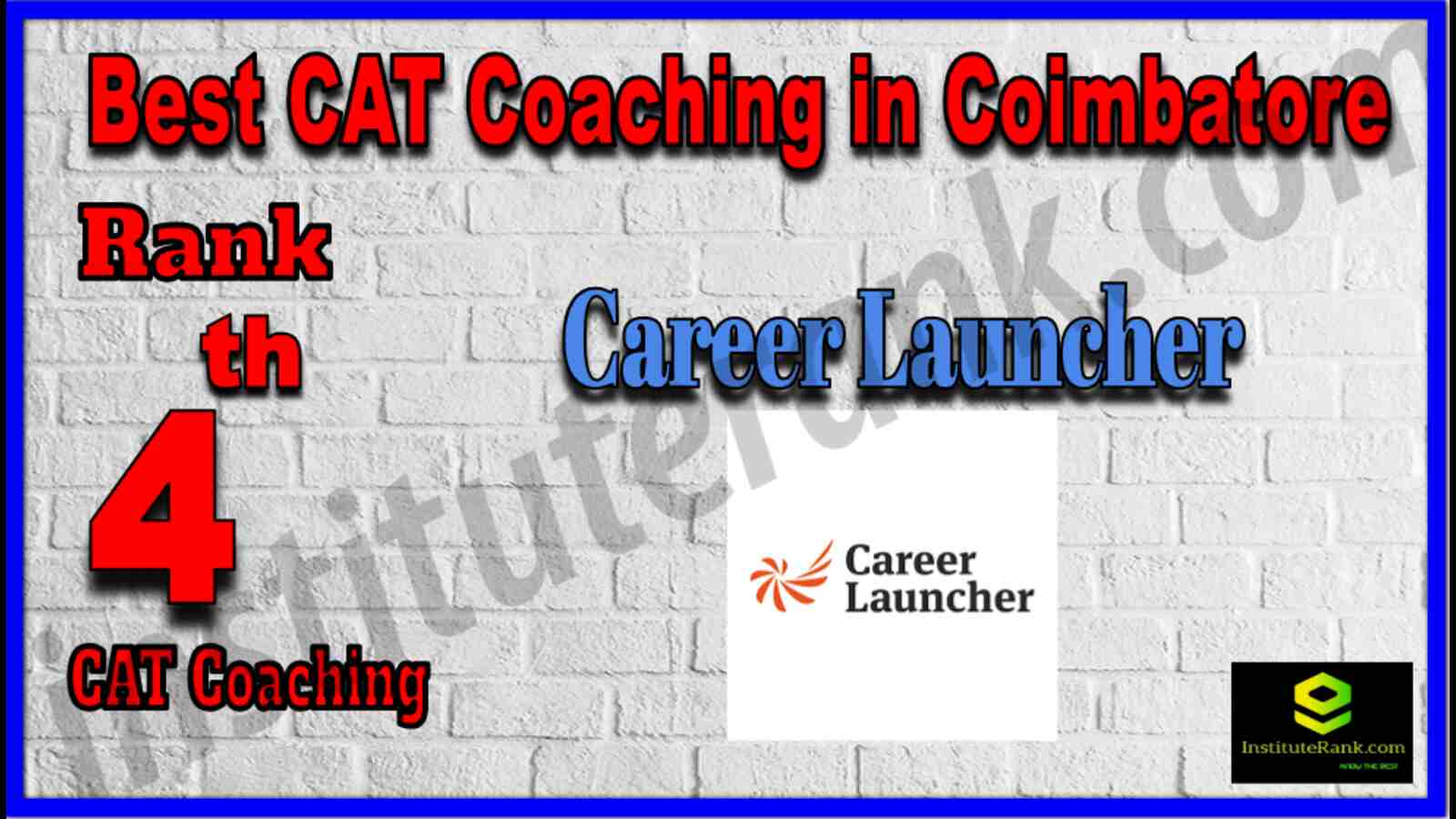 Rank 4 Best CAT Coaching in Coimbatore