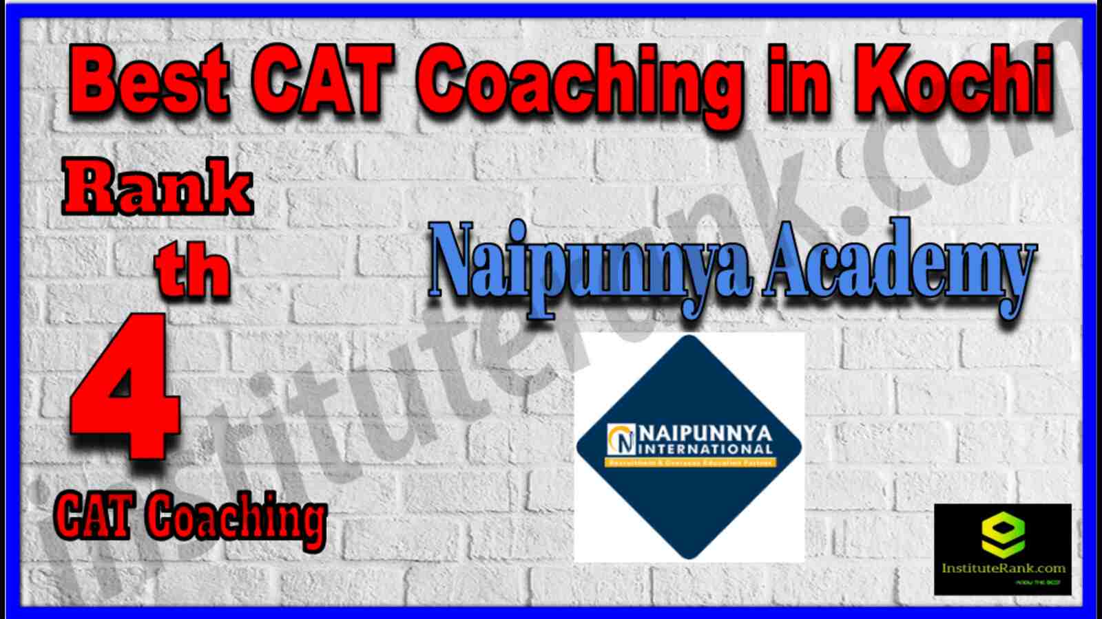 Rank 4 Best CAT Coaching in Kochi