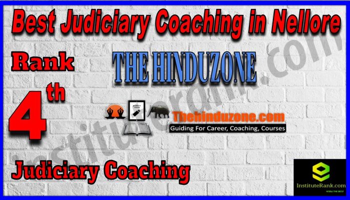 Rank 4. The Hinduzone IAS Best Judiciary Services Coaching in Nellore