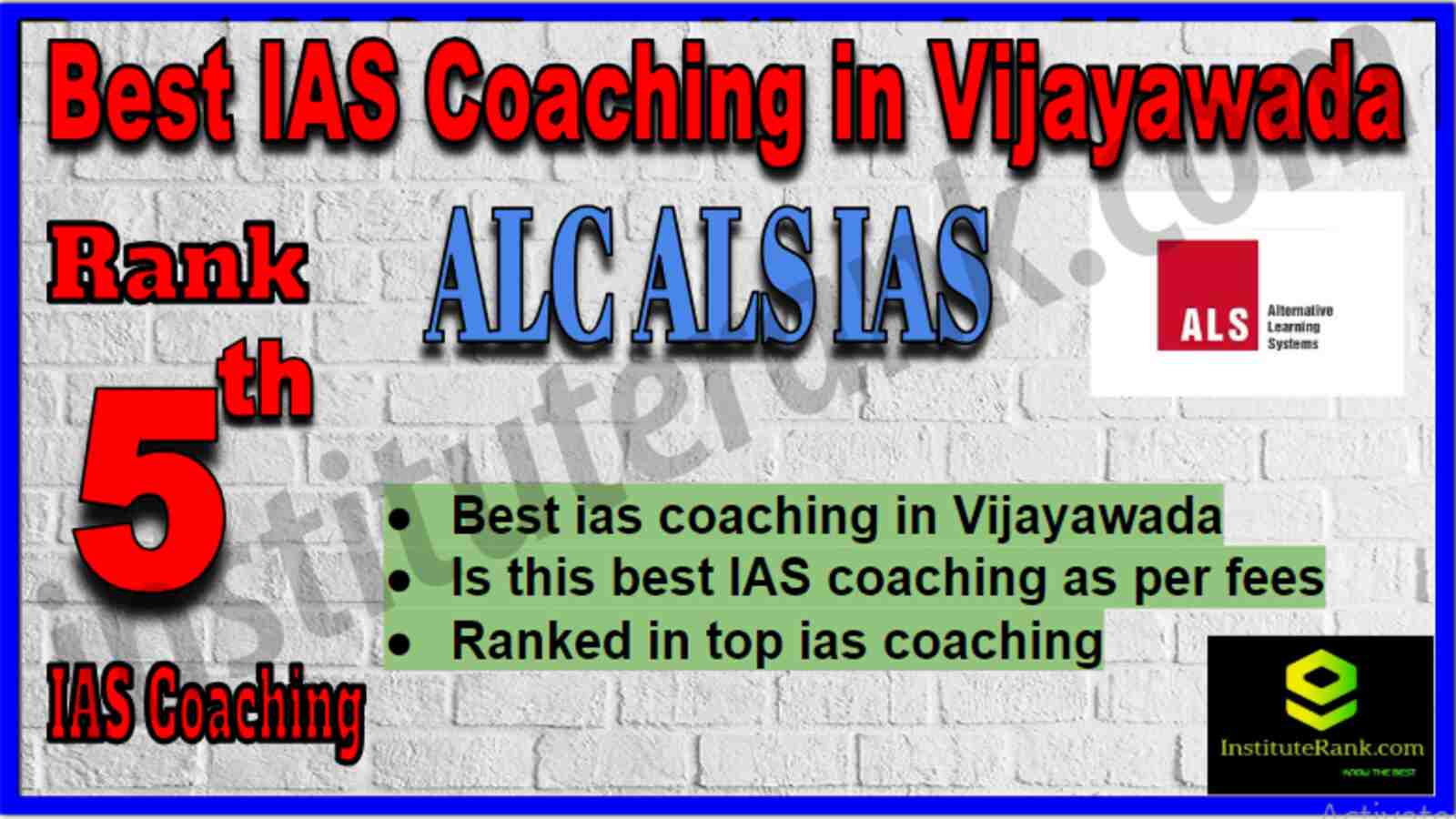 Rank 5 Best IAS Coaching in Vijayawada Rank 5 Best IAS Coaching in Vijayawada