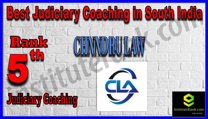Rank 5. Chandru Law Academy Top Best Judiciary Services Coaching in South India