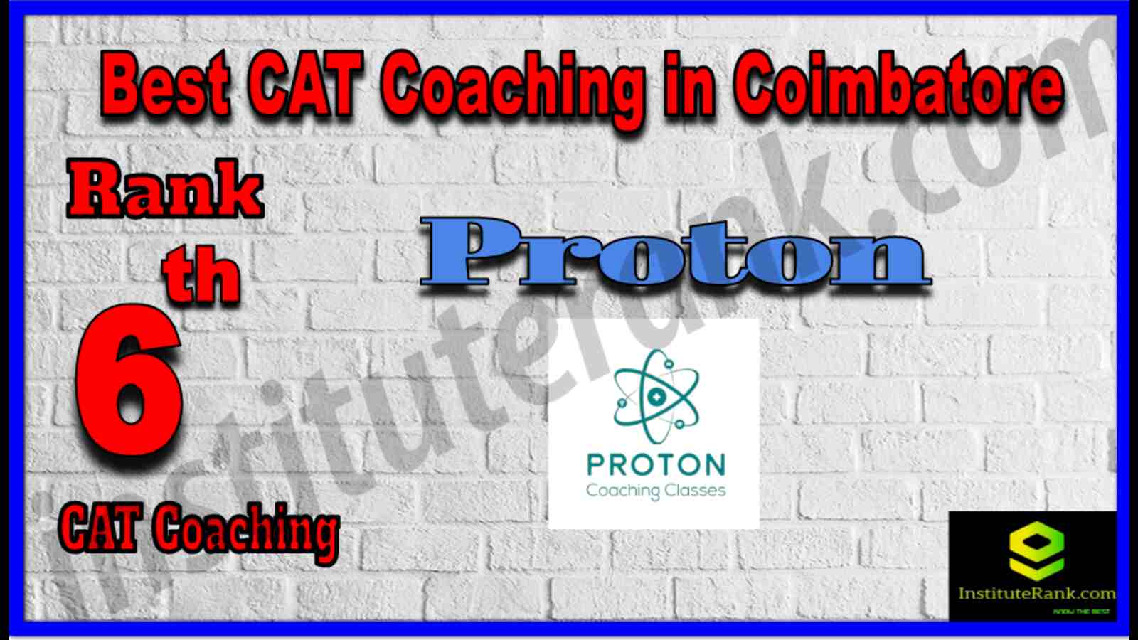 Rank 6 Best CAT Coaching in Coimbatore