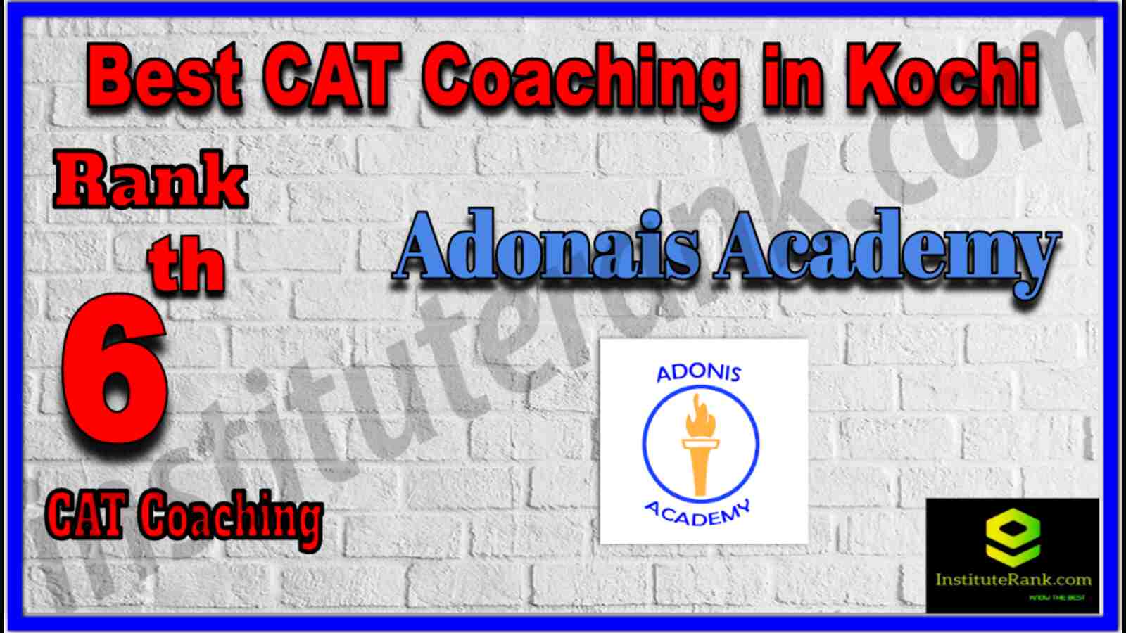 Rank 6 Best CAT Coaching in Kochi