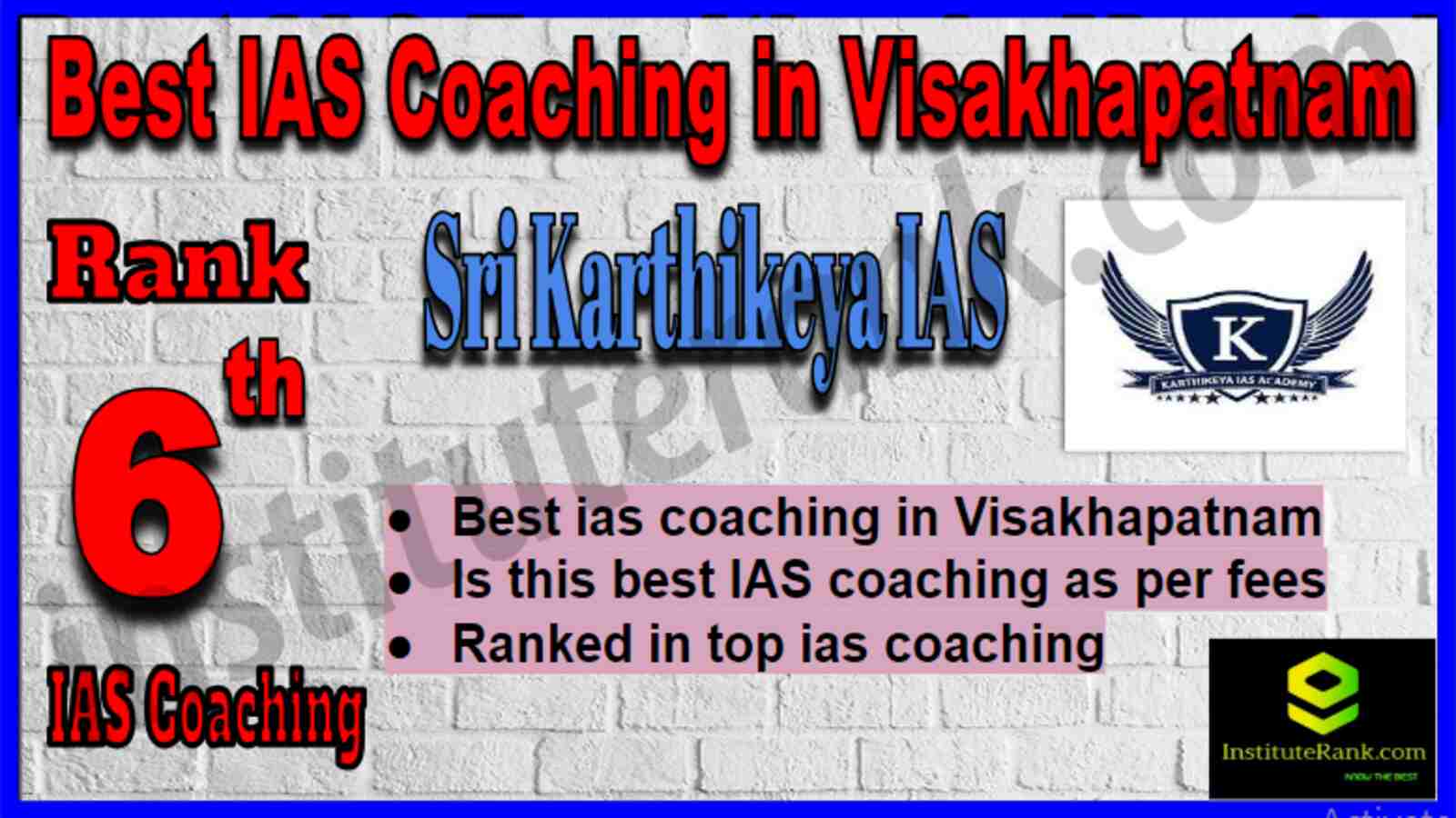 Rank 6 Best IAS Coaching in Visakhapatnam Rank 6 Best IAS Coaching in Visakhapatnam