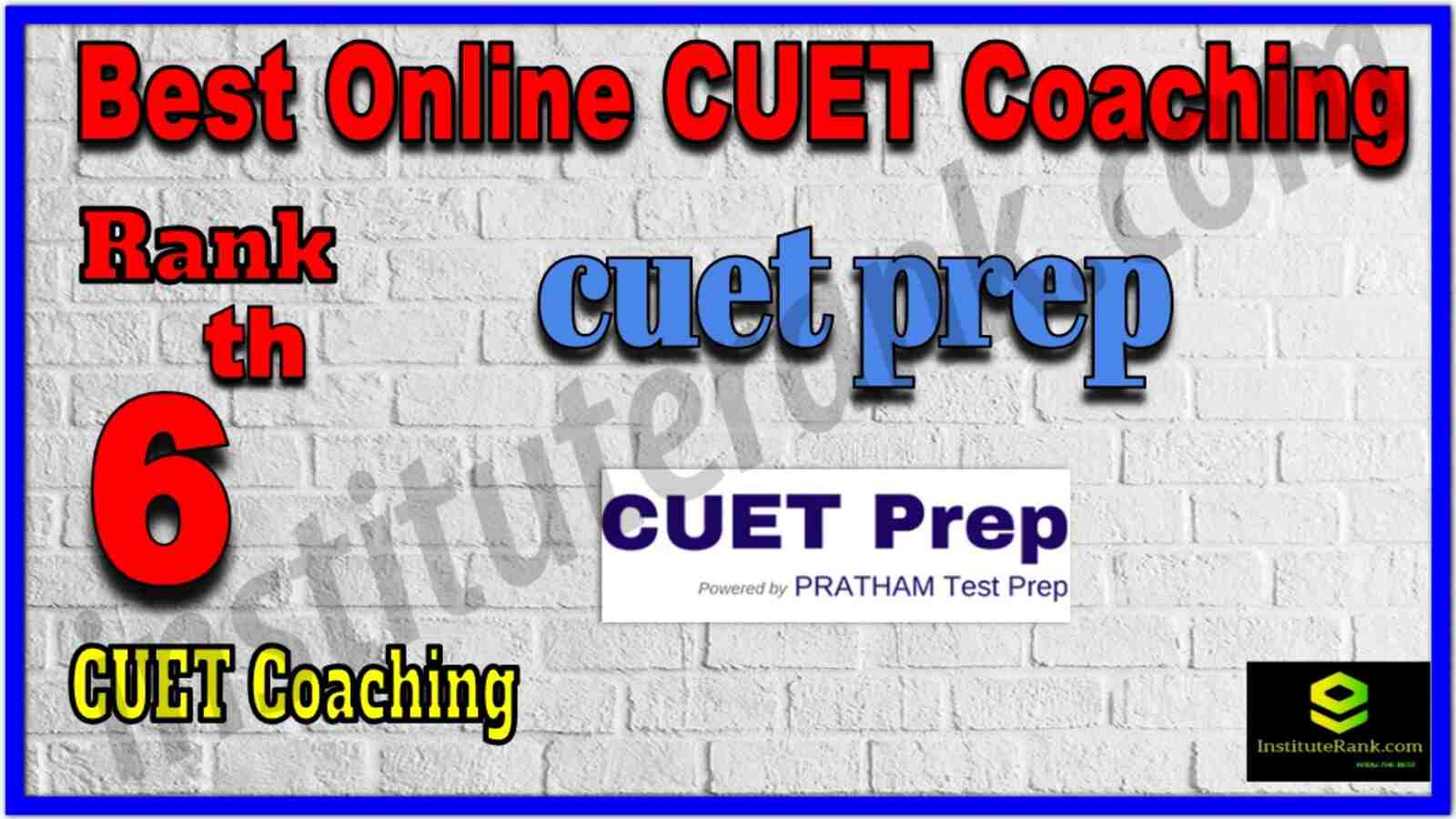 Rank 6 Best Online CUET Coaching