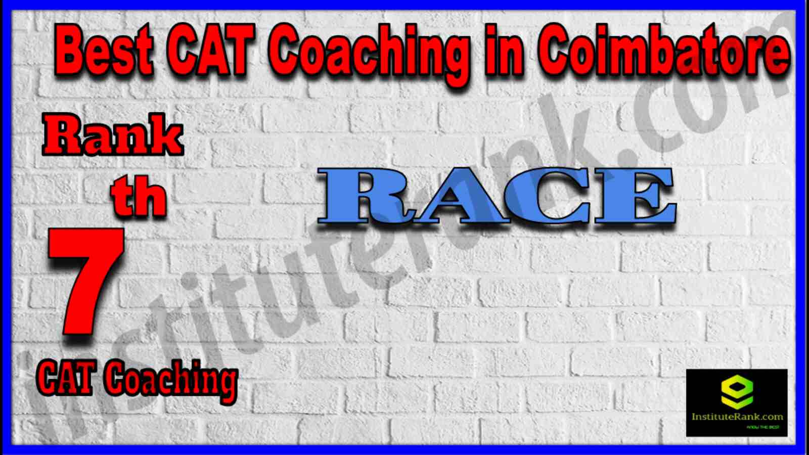 Rank 7 Best CAT Coaching in Coimbatore