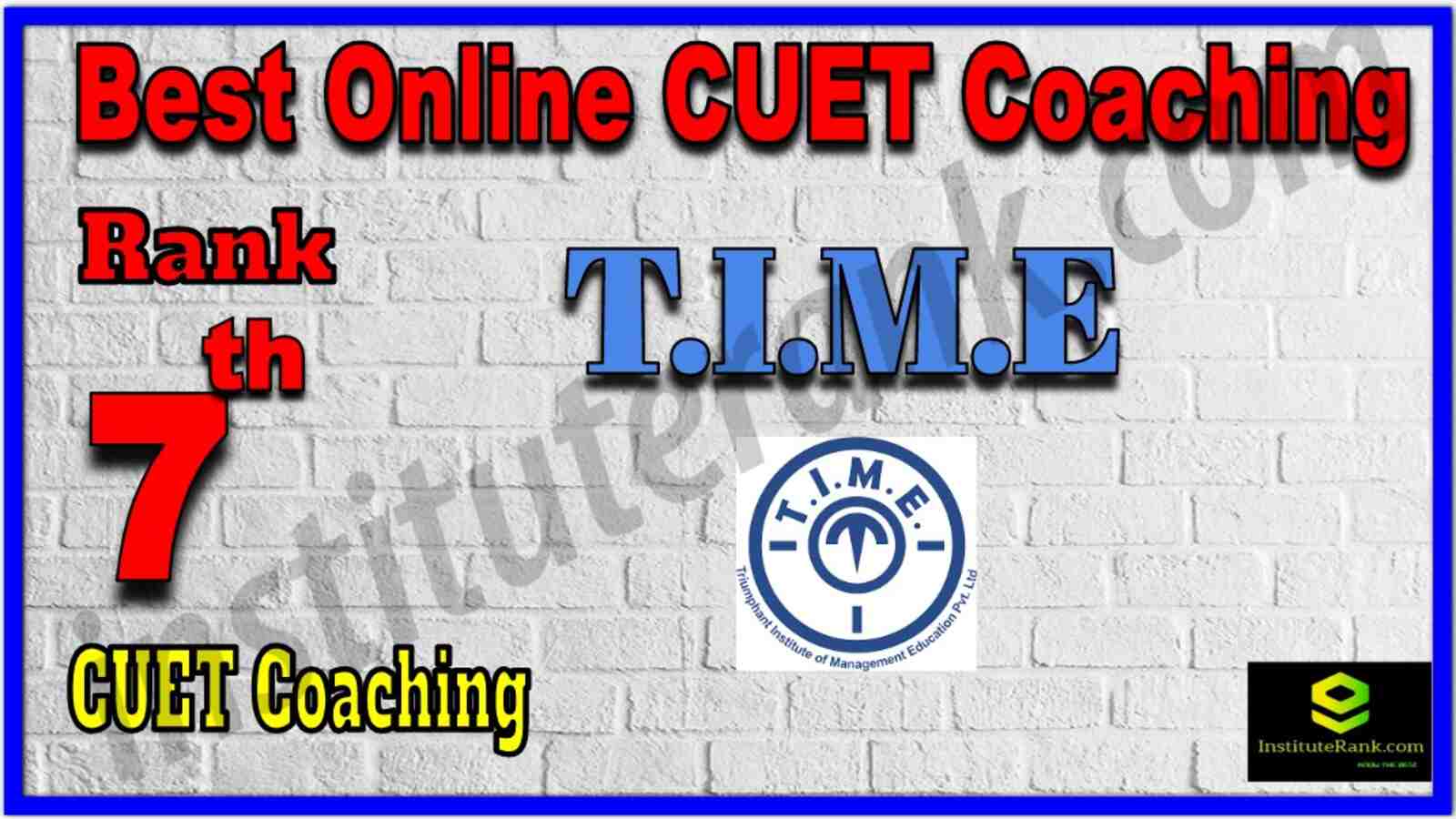 Rank 7 Best Online CUET Coaching