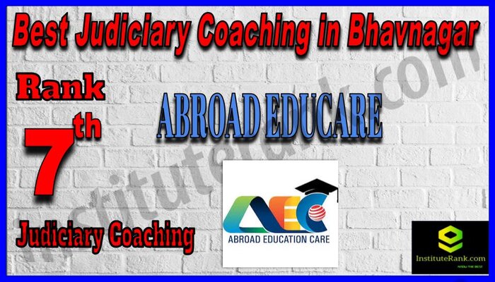 Rank 7.Abroad Educare Best Judiciary Services Coaching in Bhavnagar