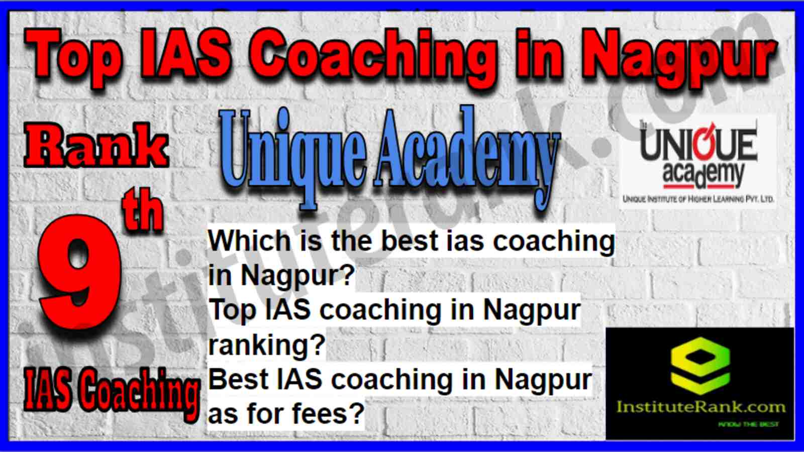 Rank 9 Top IAS Coaching in Nagpur