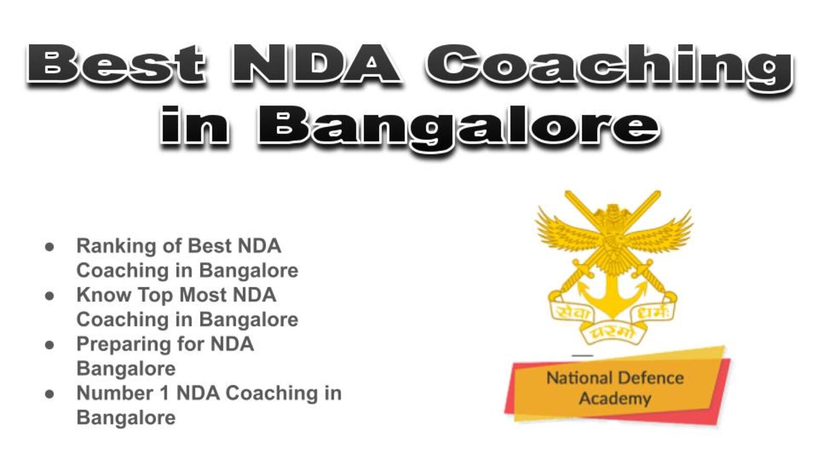 Best NDA Coaching in Bangalore
