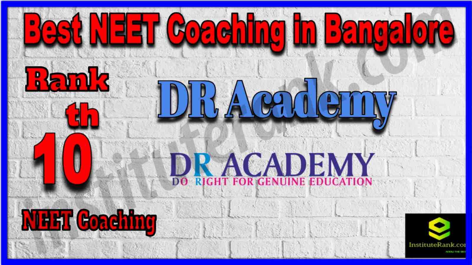 Rank 10 Best NEET Coaching in Bangalore