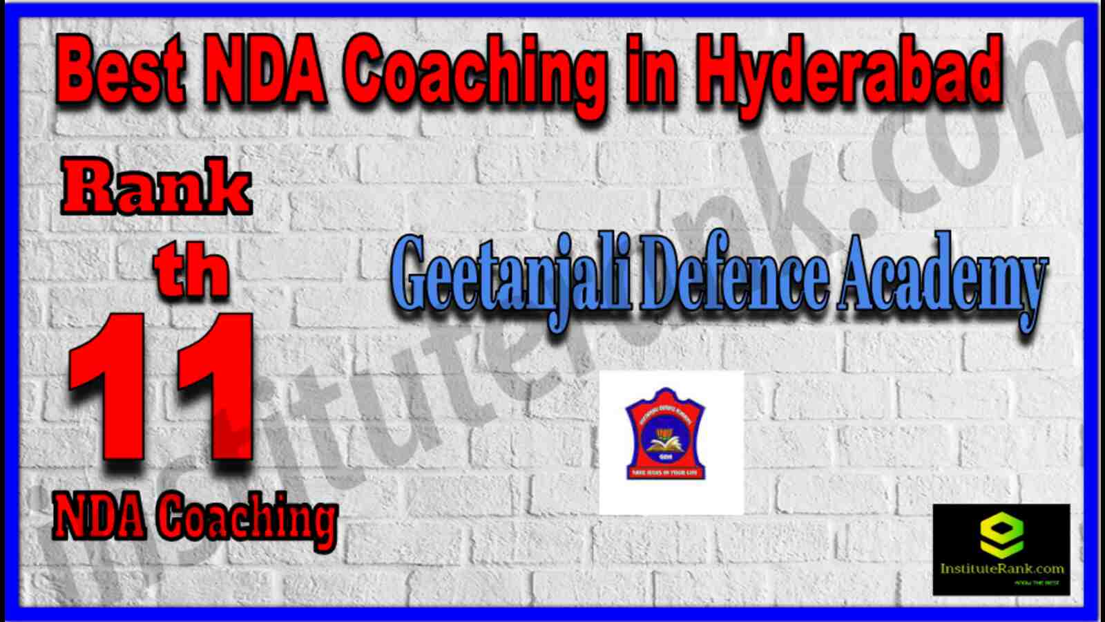 Rank 11 Best NDA Coaching In Hyderabad
