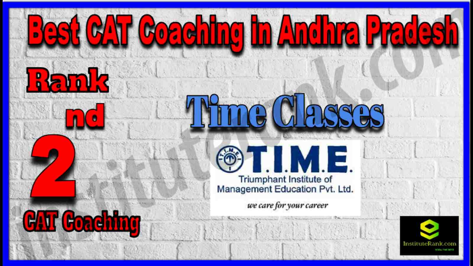 Rank 2 Best CAT Coaching in Andhra Pradesh