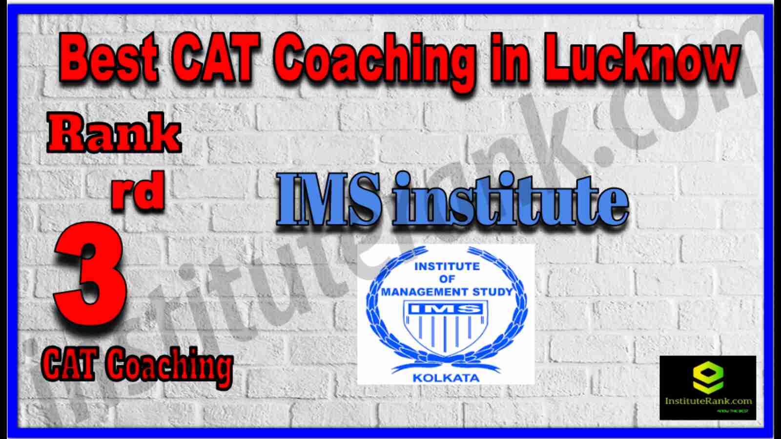 Rank 3 Best CAT Coaching in Lucknow