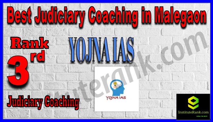 Rank 3. Yojna IAS Best Judiciary Services Coaching in Malegaon