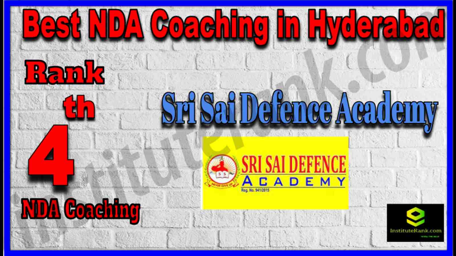 Rank 4 Best NDA Coaching In Hyderabad
