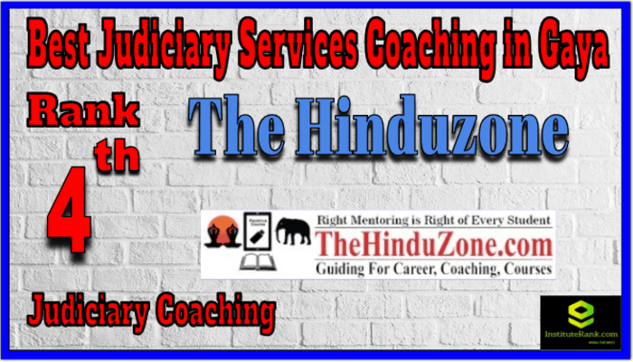 Rank 4. The Hinduzone IAS Best Judiciary Services Coaching in Gaya Rank 4. The Hinduzone IAS Best Judiciary Services Coaching in Gaya