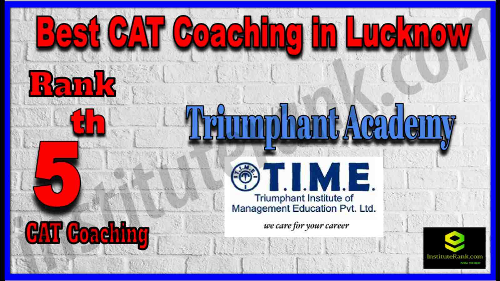 Rank 5 Best CAT Coaching in Lucknow