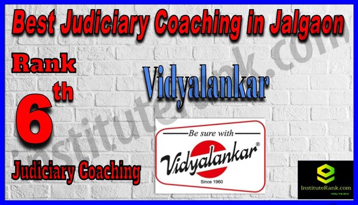 Rank 6. Vidyalankar Classes Best Judiciary Services Coaching in Jalgaon