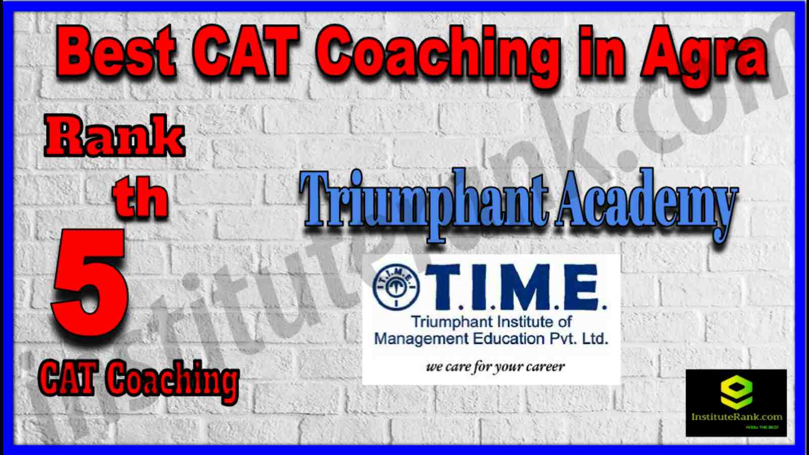 Rank 5 Best CAT Coaching in Agra