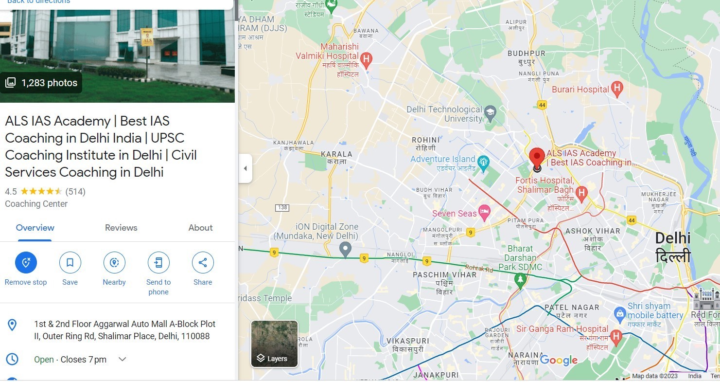 ALS IAS Academy in Delhi for UPSC exam