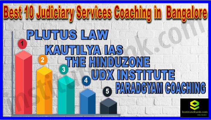 Best 10 Judiciary Services Coaching in Bangalore