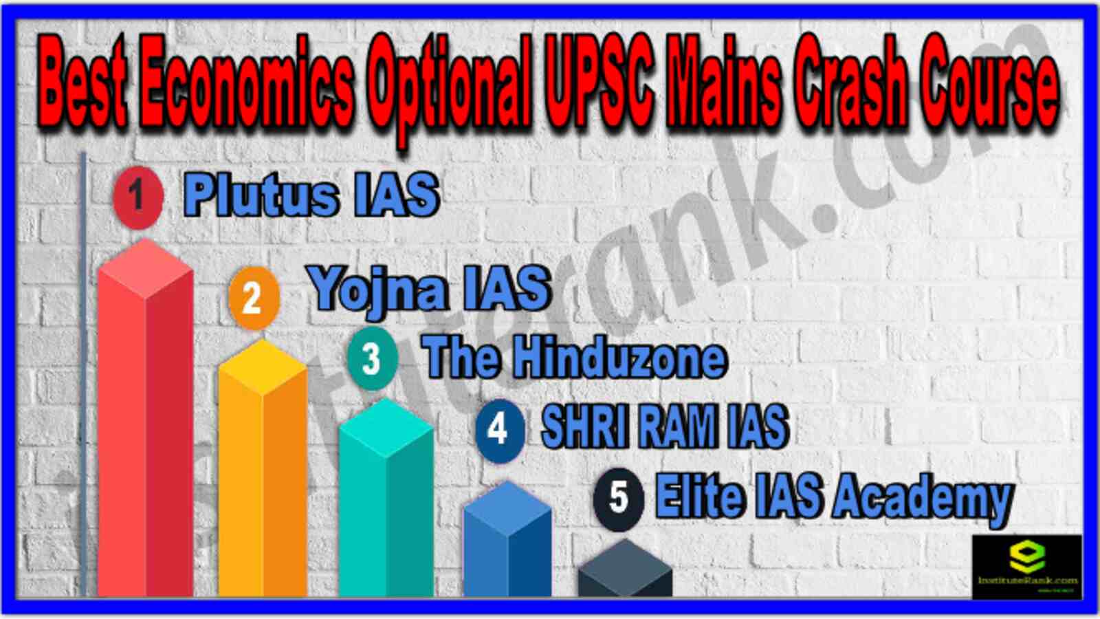 Best Economics Optional UPSC Mains Crash Course