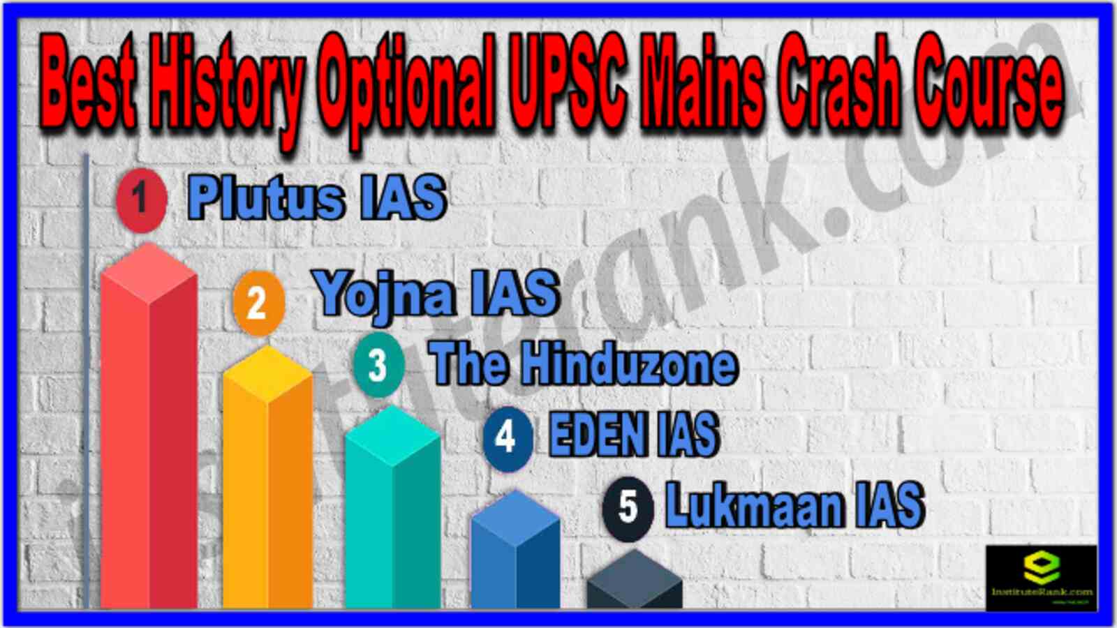 Best History Optional UPSC Mains Crash Course