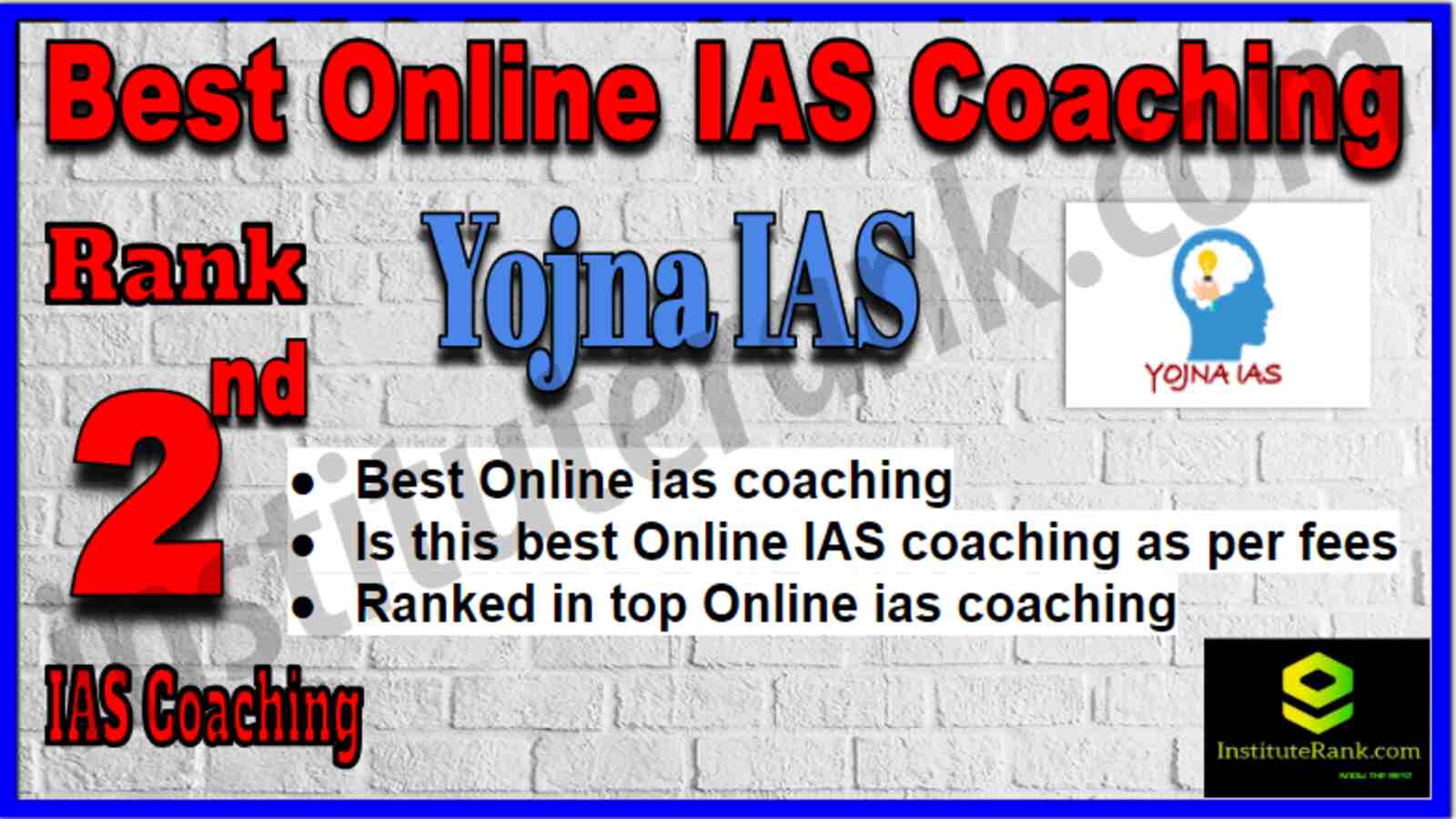 Rank 2 Best Online IAS Coaching