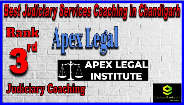 Rank 3 Apex Legal Institute Best judiciary Coaching in Chandigarh