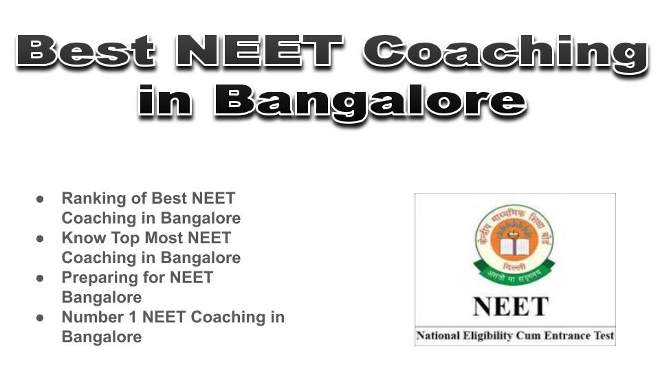 Best NEET Coaching in Bangalore