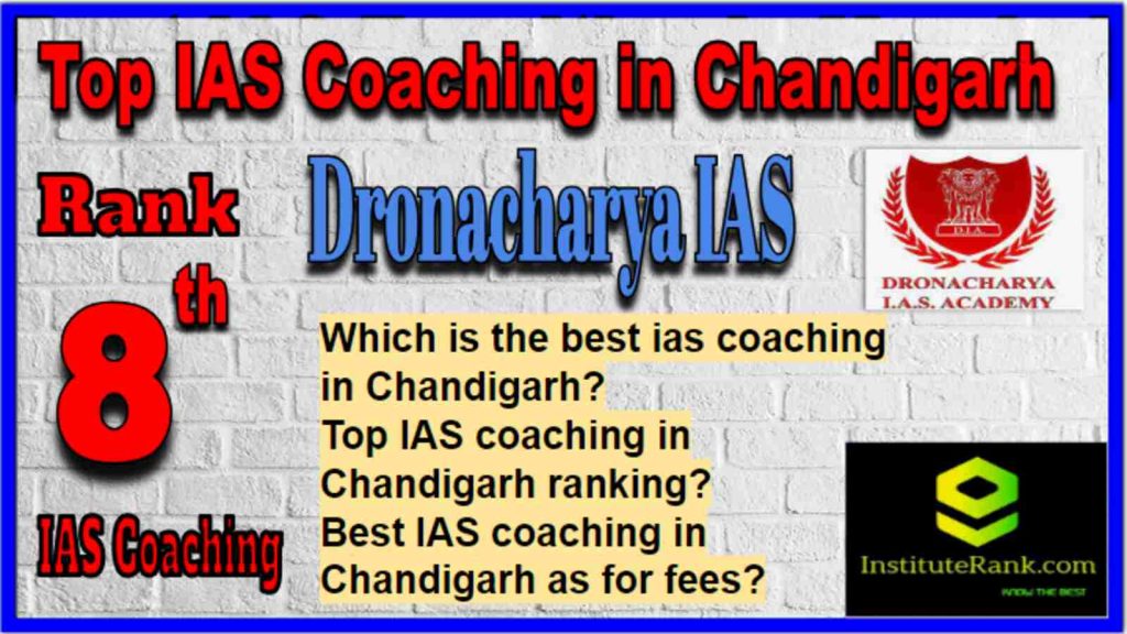 Rank 8 Top IAS Coaching in Chandigarh