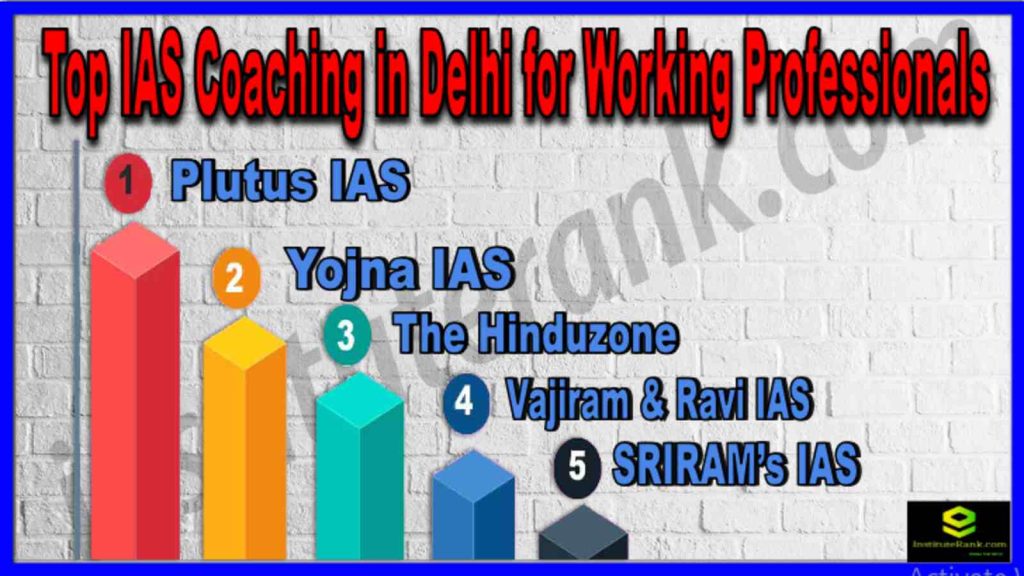 Top IAS Coaching in Delhi for Working Professionals