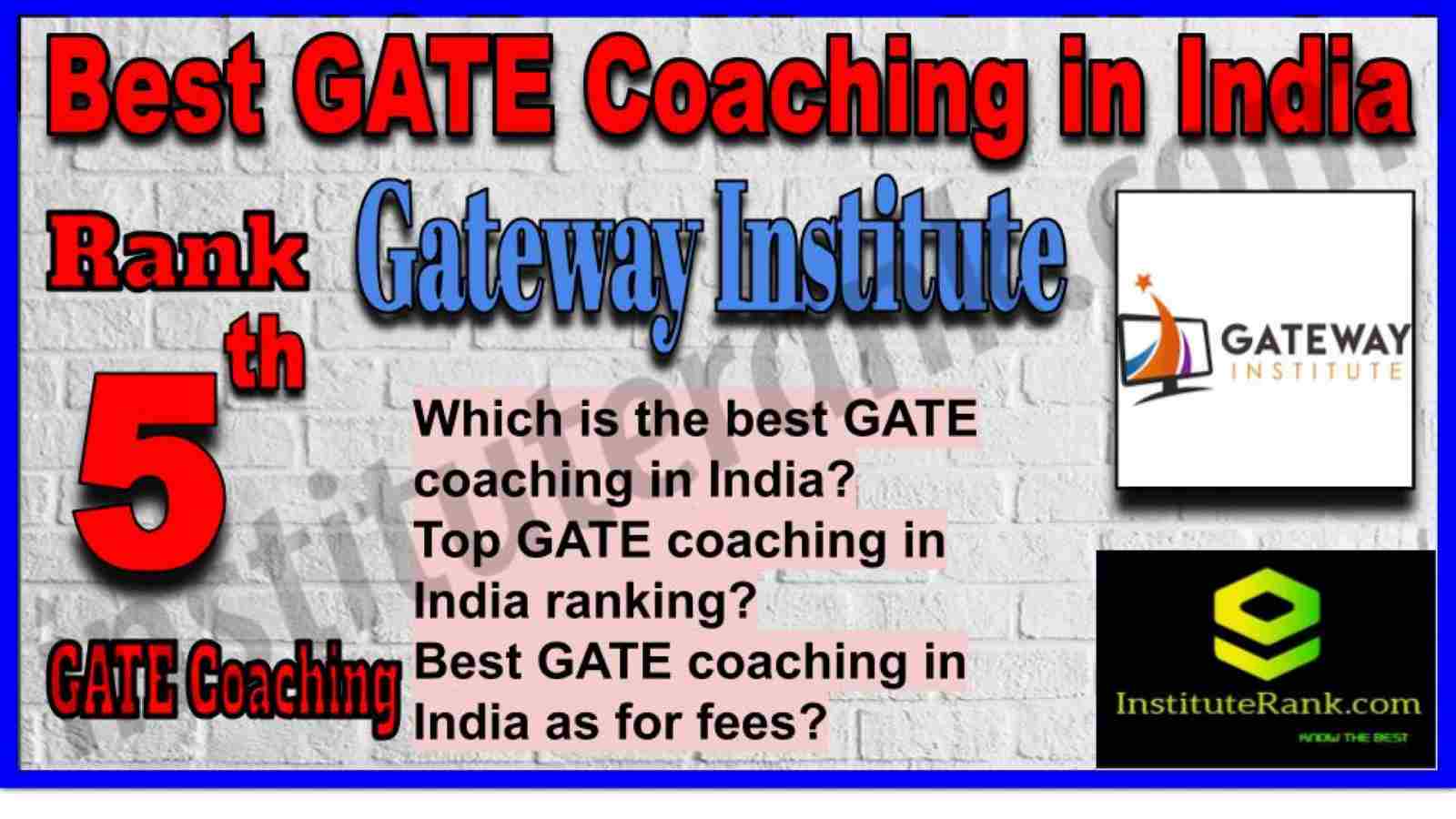 5 Best GATE Coaching in India