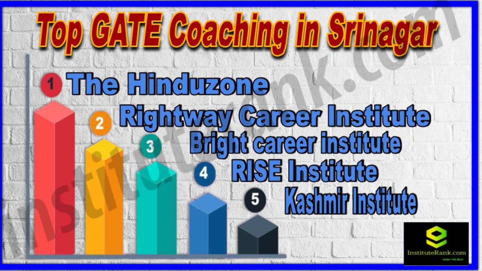 The details here of the in GATE Coaching in Srinagar is the best and also in for the most is given having in for the students for best way -