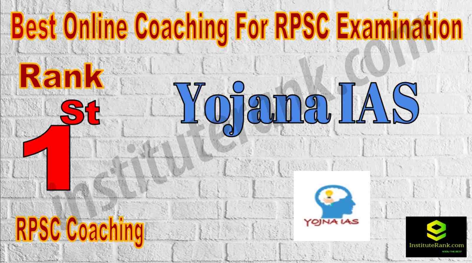 Rank 1. Best Online Coaching Centre for the RPSC Examination