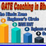 The needed information for the best GATE Coaching in Bhopal for the students to achieve the best . And here also the the details