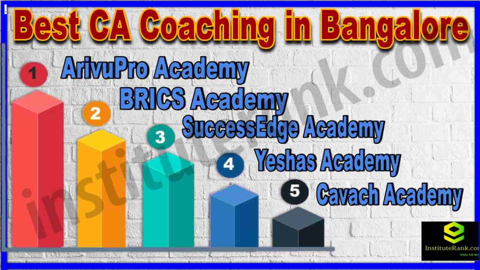 Best CA Coaching in Bangalore