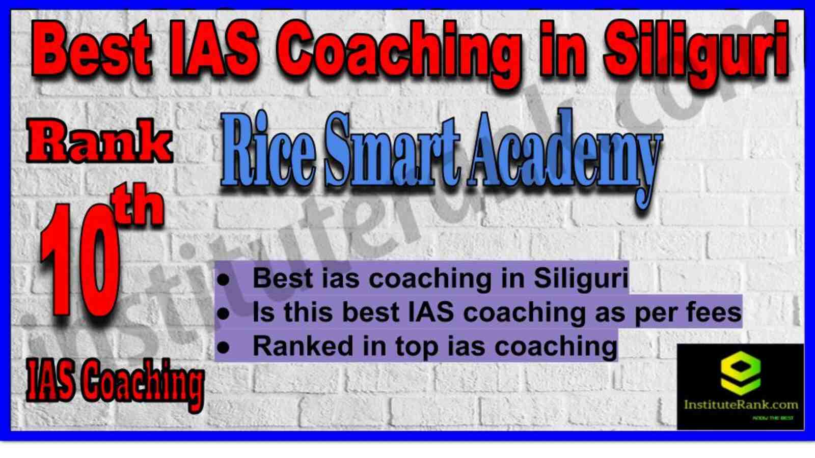 10th Best IAS Coaching in Siliguri