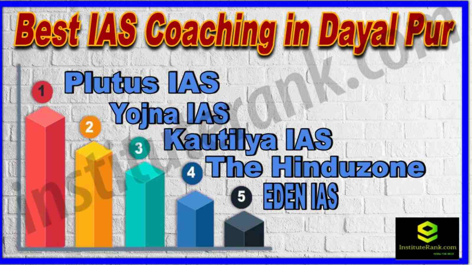 Top IAS Coaching in Dayal Pur