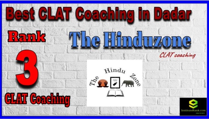 Thehinduzone clat coavhing in Dadar